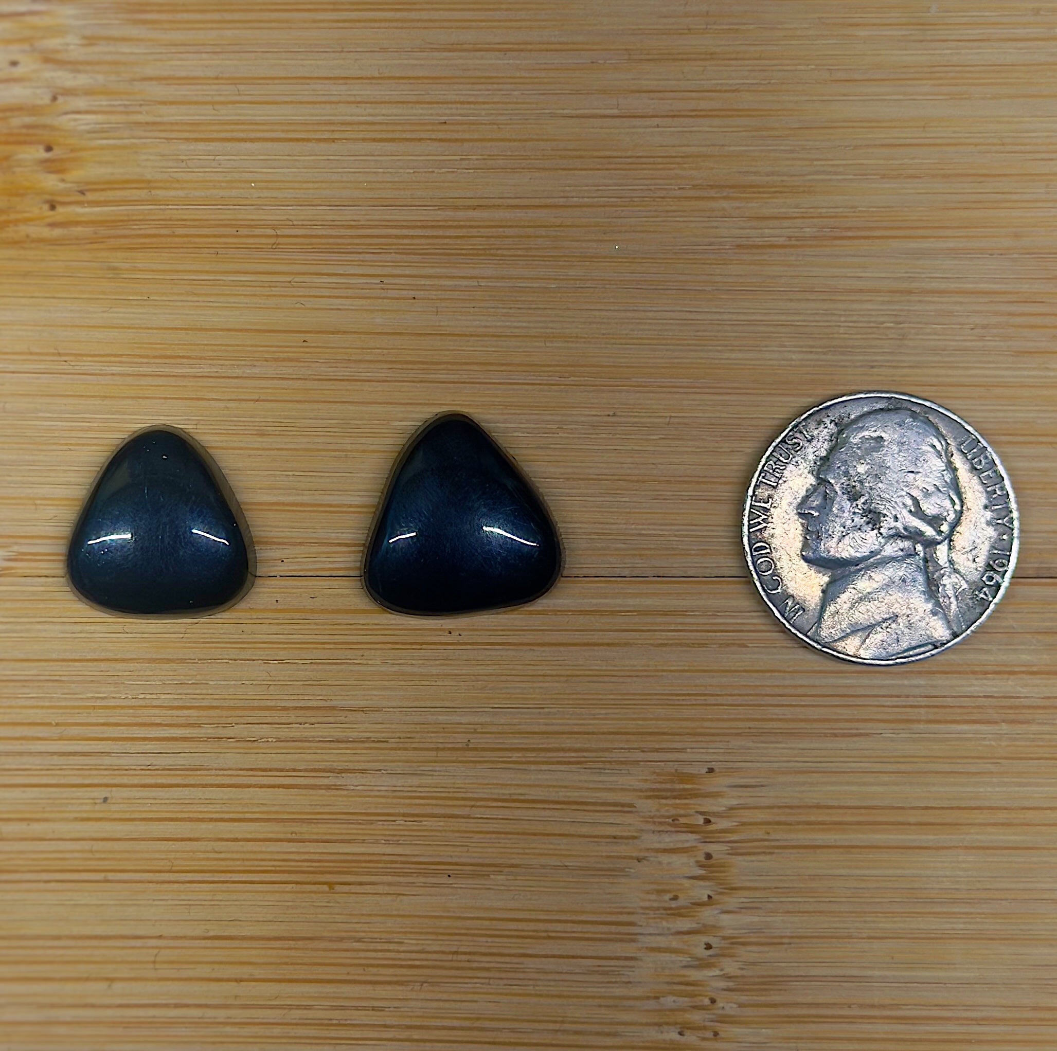 Black Onyx Triangle Cabochon