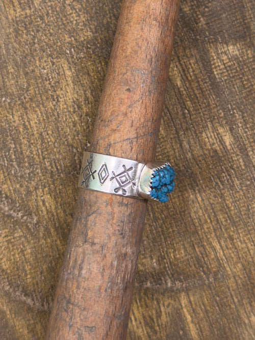 Sleeping Beauty Nugget Cigar Ring (SIZE 6)
