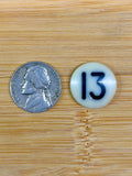 #13 Billiard Ball Cabochon