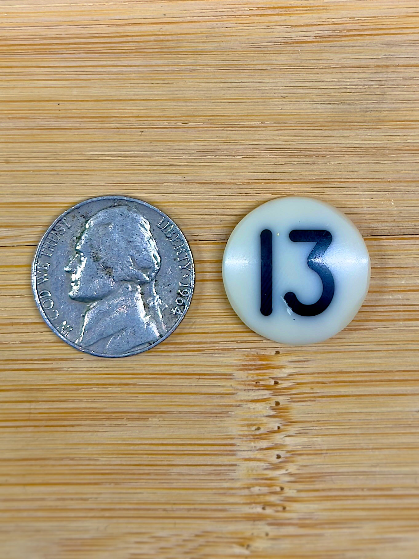 #13 Billiard Ball Cabochon