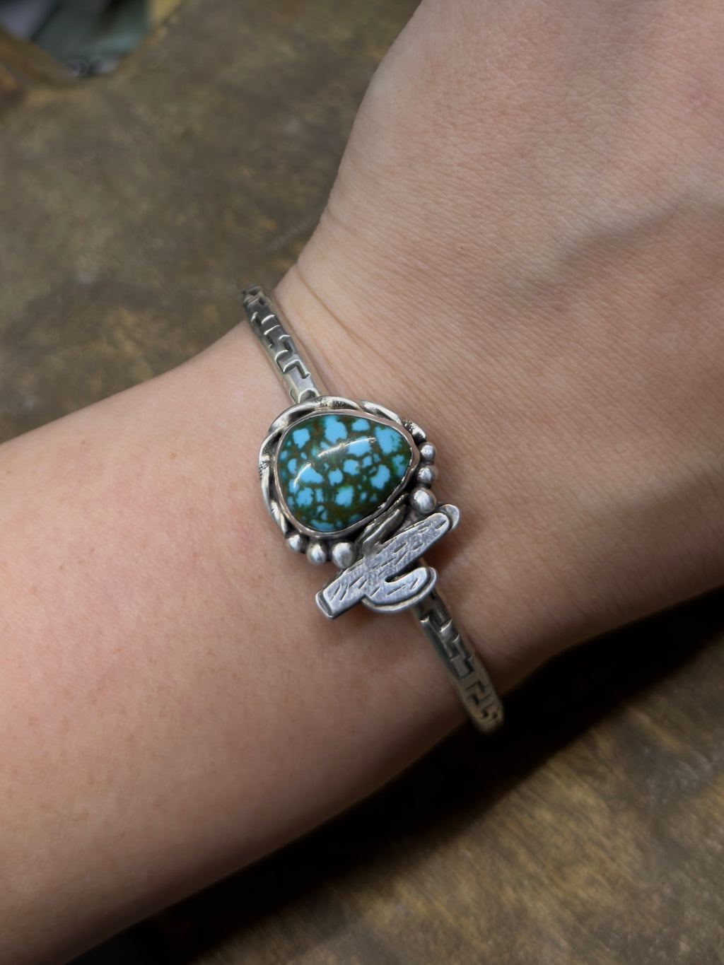 High Grade Turquoise Mountain Cuff￼