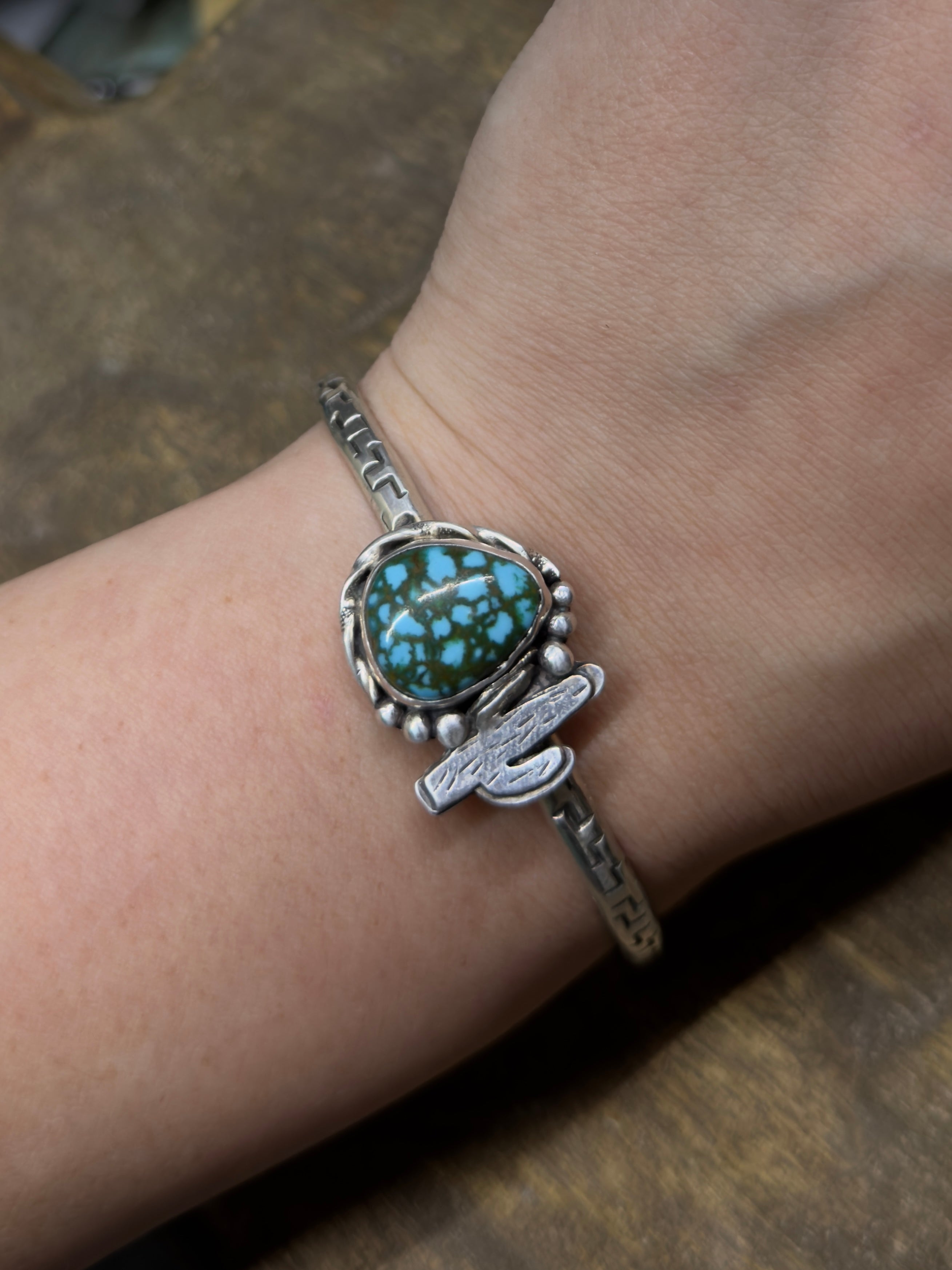 High Grade Turquoise Mountain Cuff￼