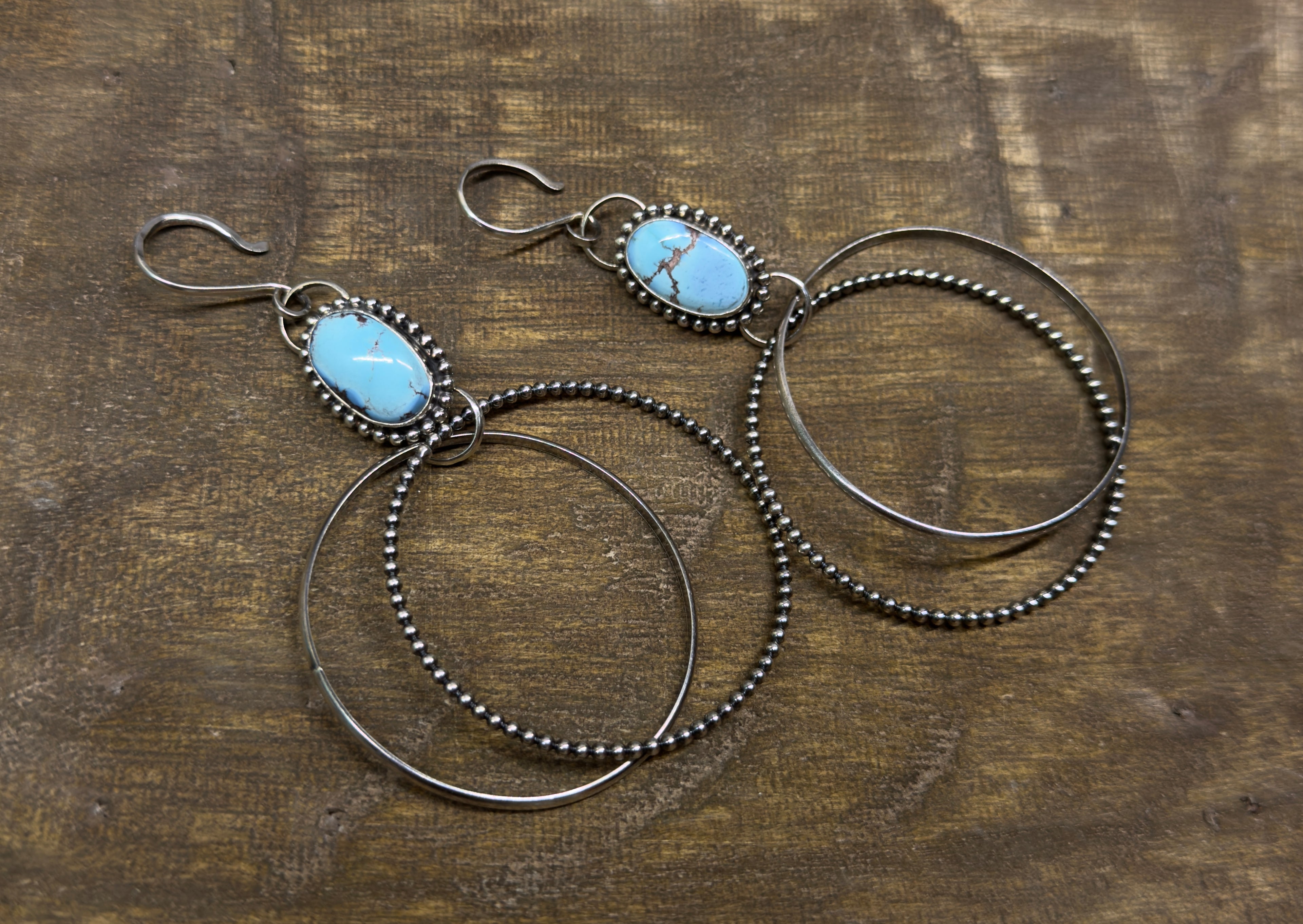 Golden Hills Hook Earrings