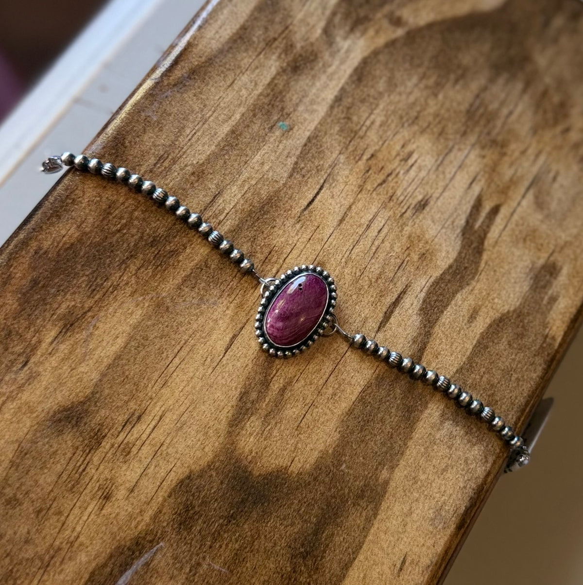 Spiny and pearl bracelet
