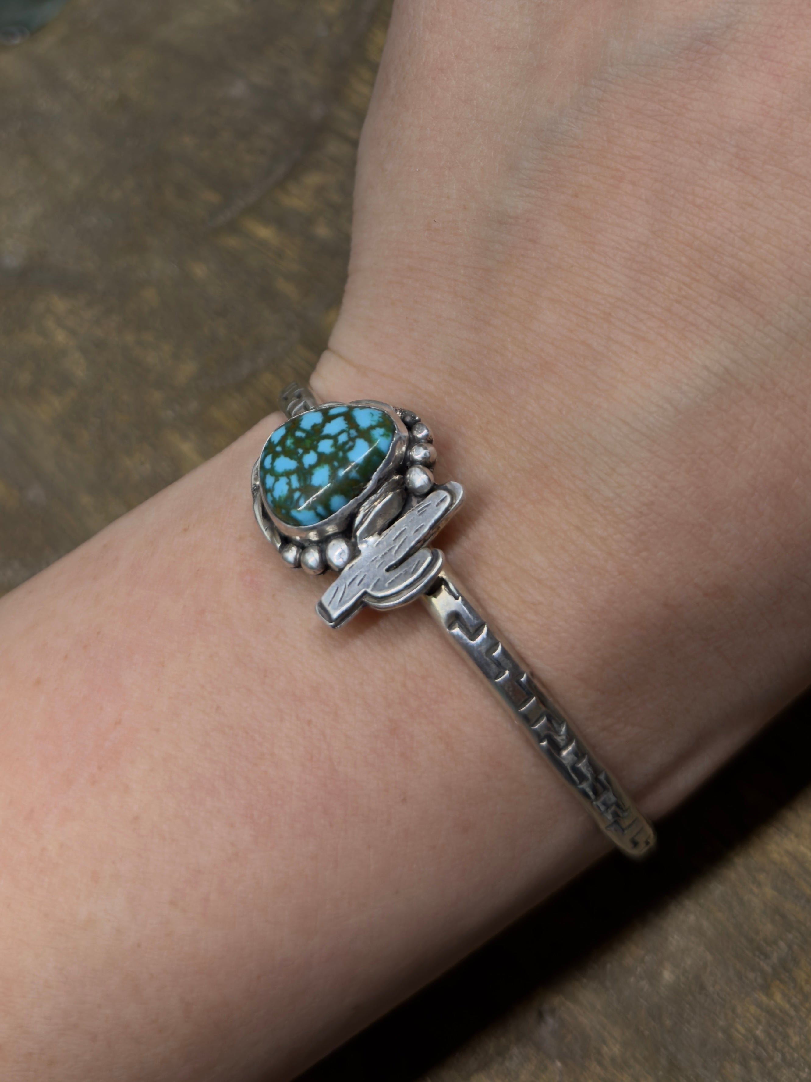 High Grade Turquoise Mountain Cuff￼