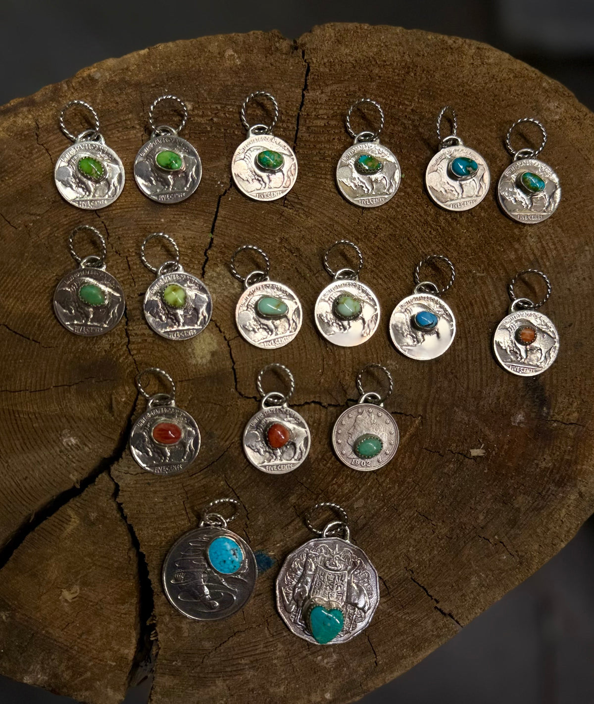 Buffalo Nickel Pendants