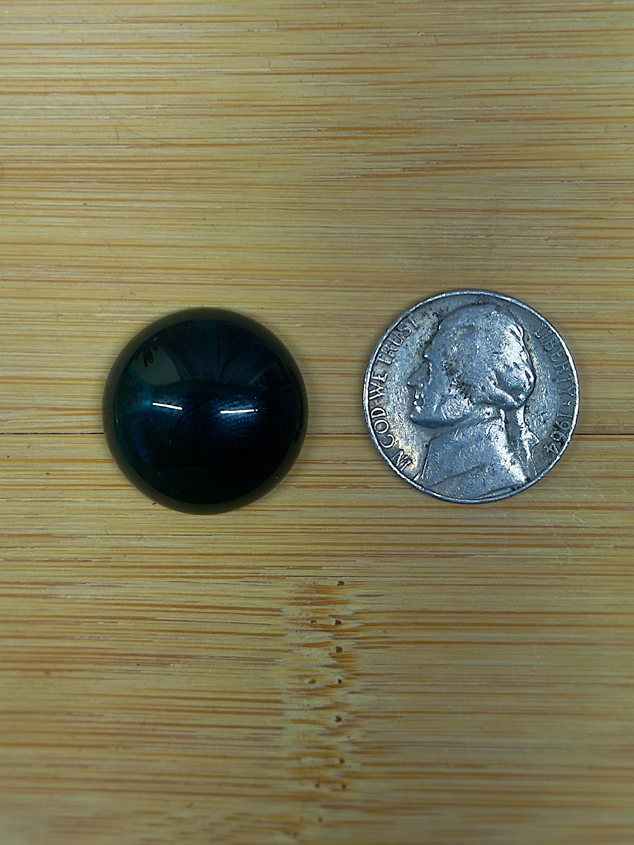Black Onyx Circle Cabochon