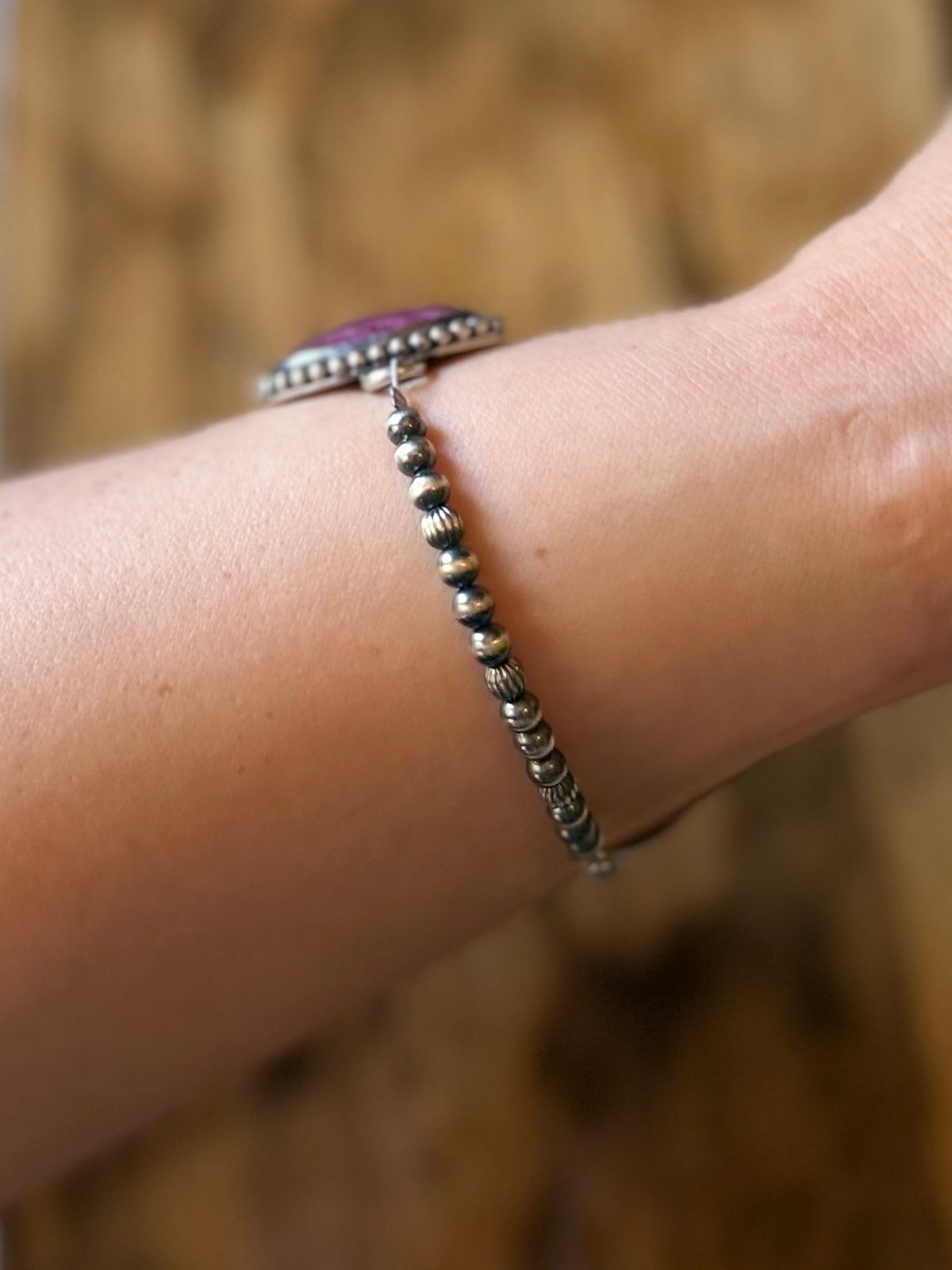 Spiny and pearl bracelet
