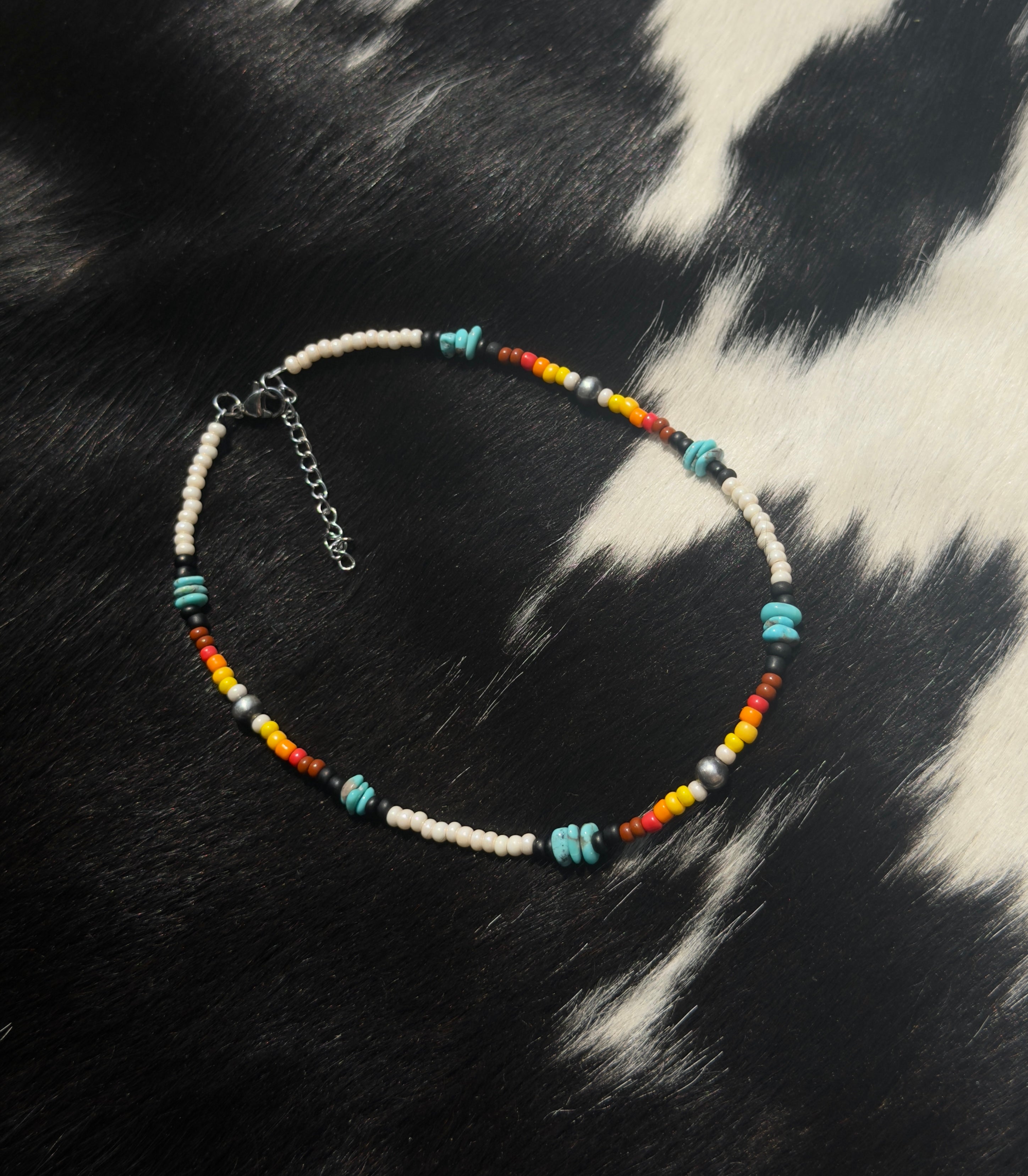 ‘Cowgirl Summer’ Anklet (white)