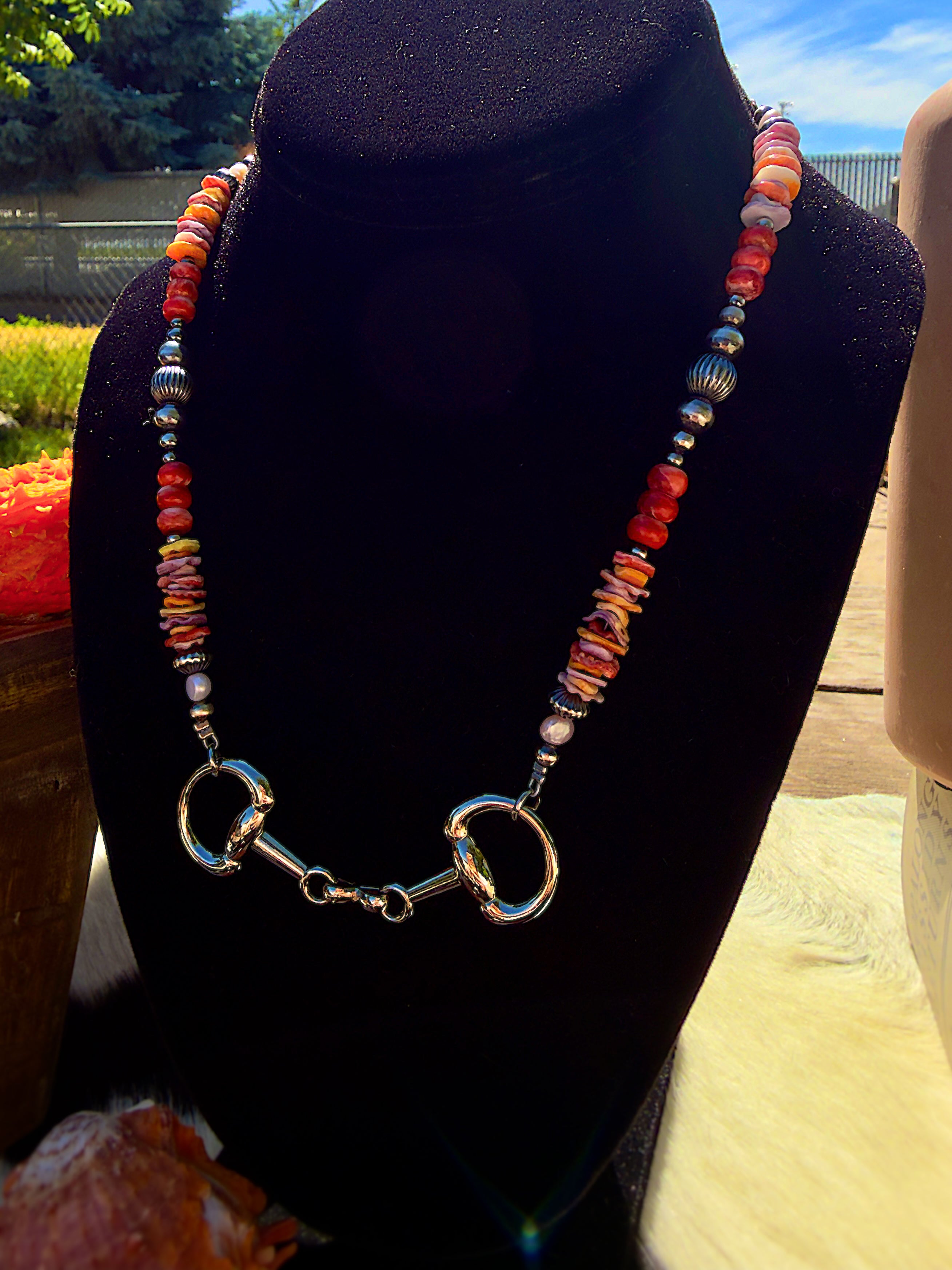 'Sunset' Snaffle Necklace