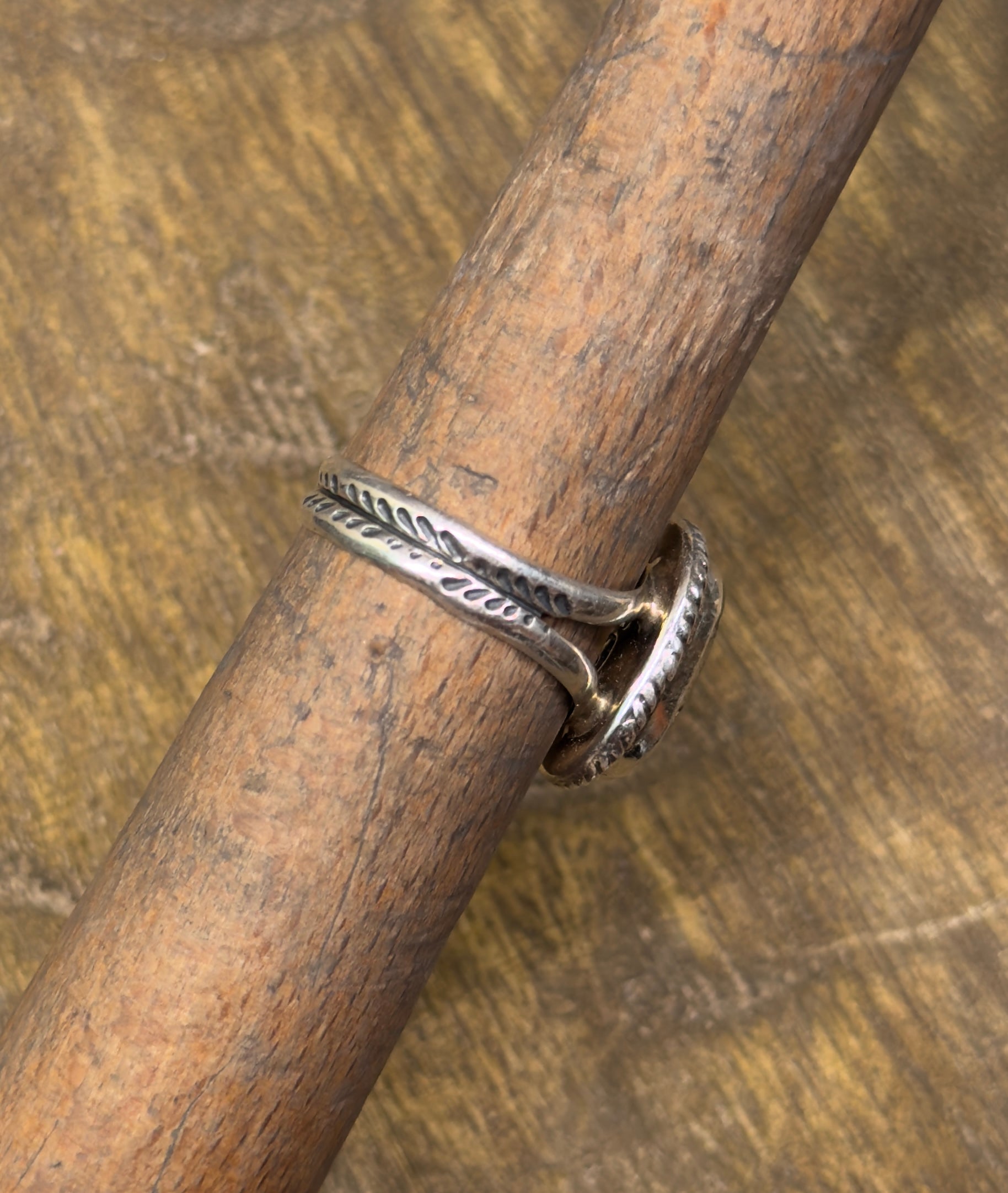 Sierra Nevada Turquoise Cigar Ring (SIZE 8)