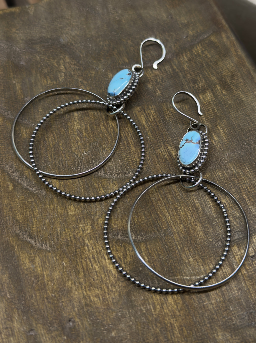 Golden Hills Hook Earrings