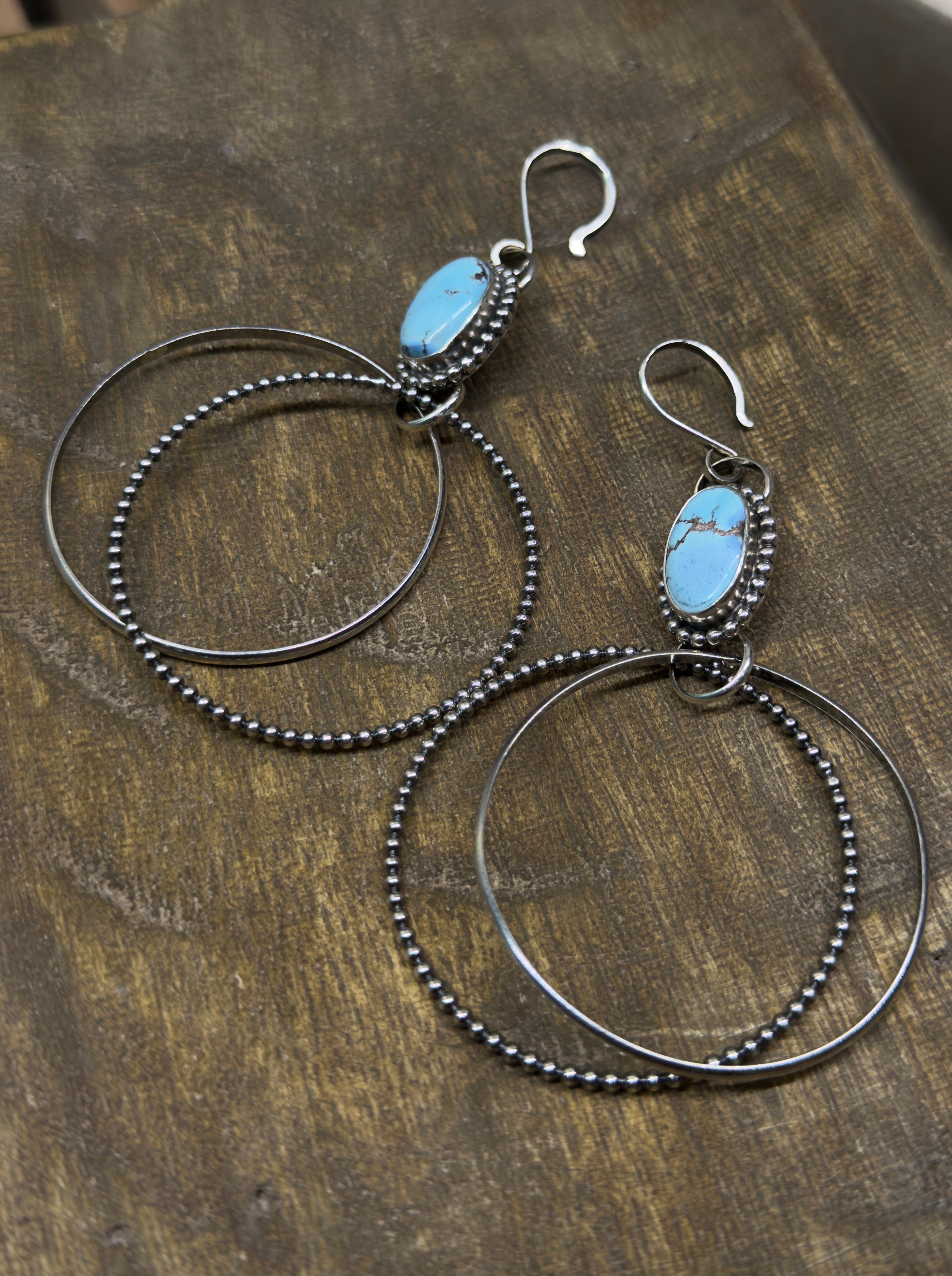 Golden Hills Hook Earrings