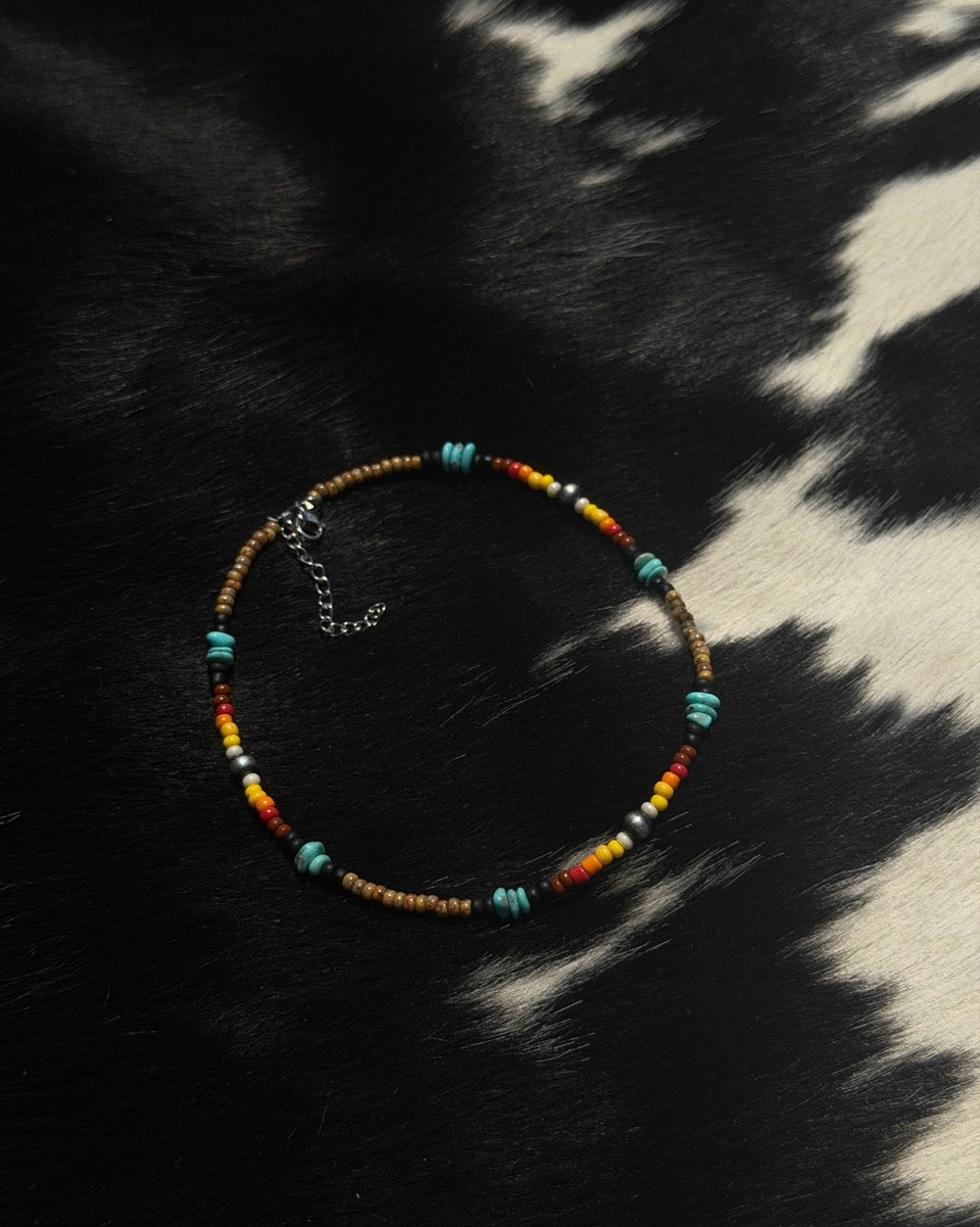 ‘Cowgirl Summer’ Anklet (Brown)