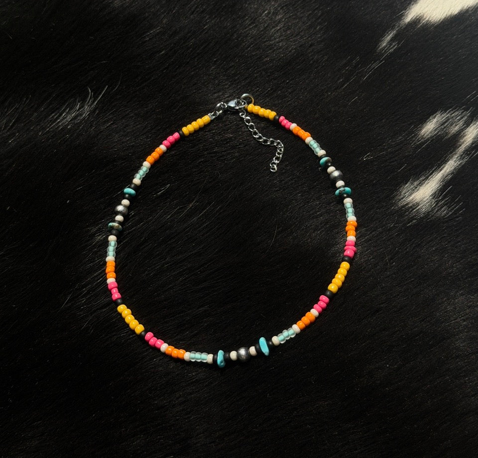 ‘Malibu Cowgirl’ Anklet (Yellow)