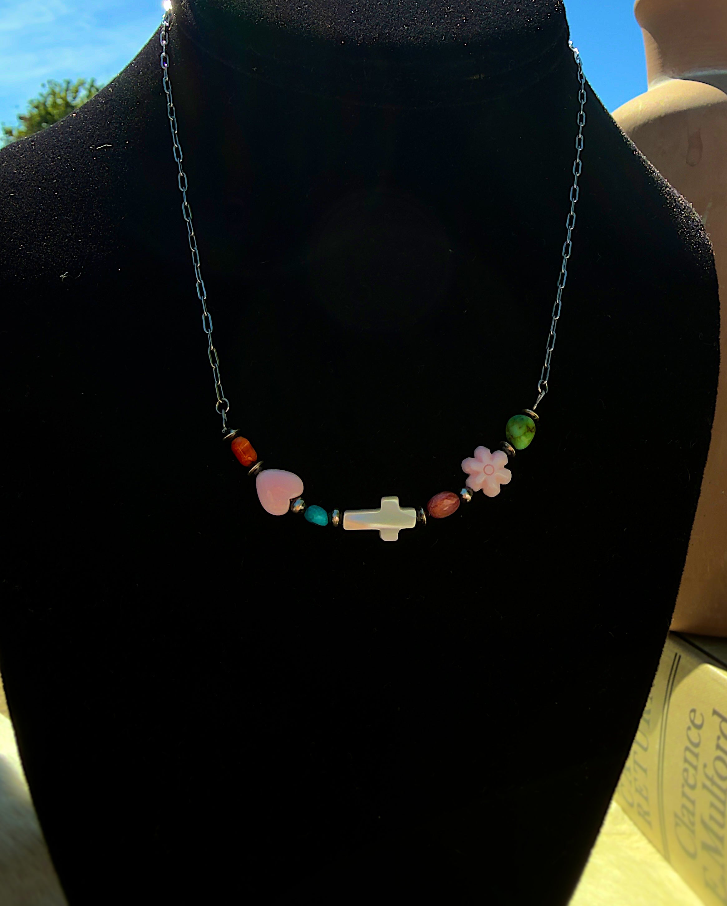Funky Cross Necklace