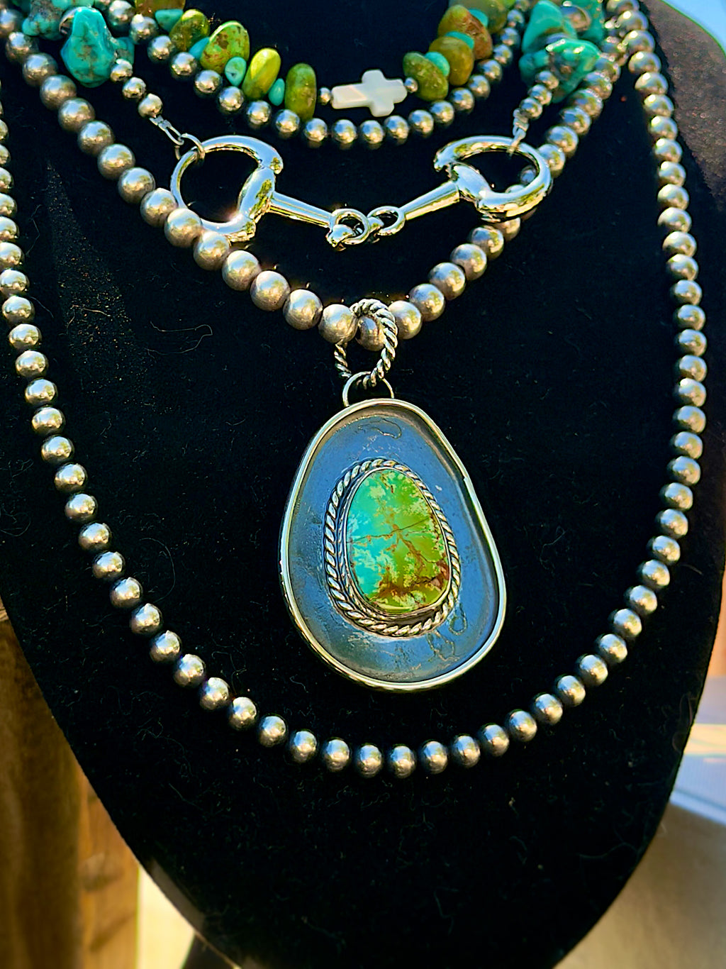 Pilot Mountian Turquoise Pendant