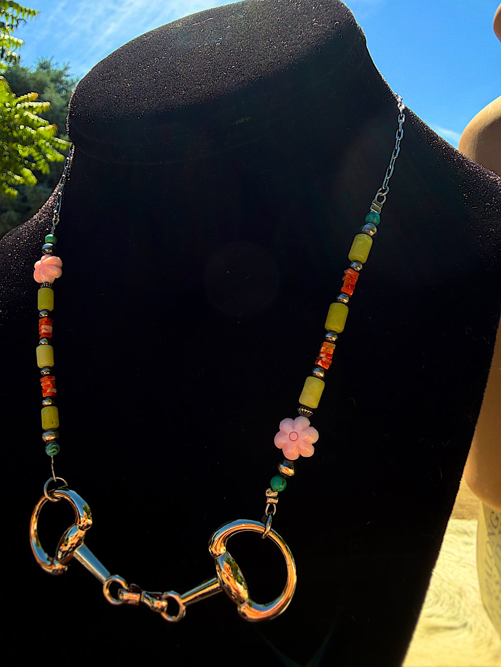 Funky Snaffle Bit Necklace