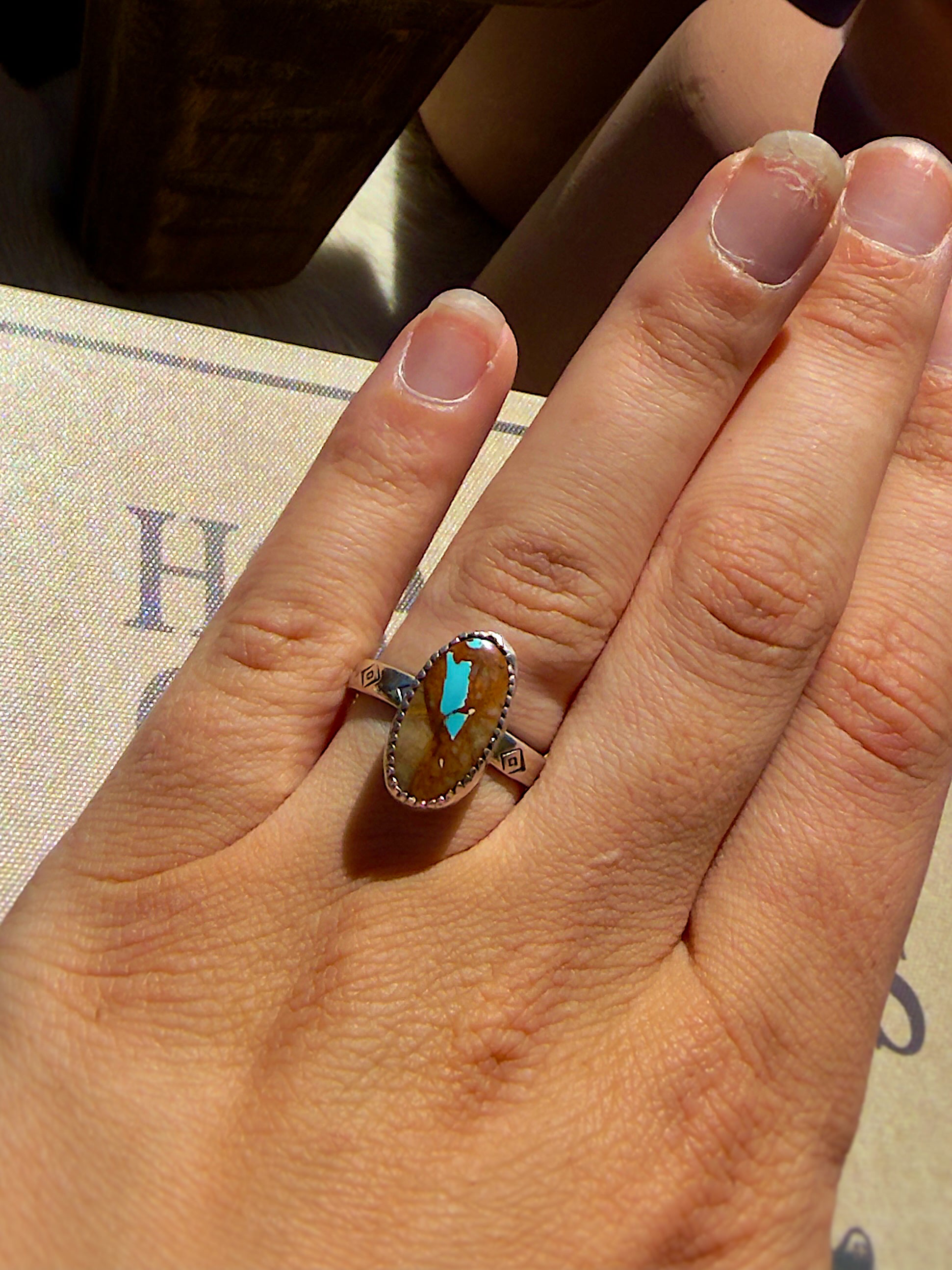 Pilot Mountian Ring - Adjustable size ( 7 - 10 )