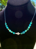 Kingman Cross Necklace