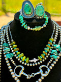 Campitos Turquoise Snaffle Bit