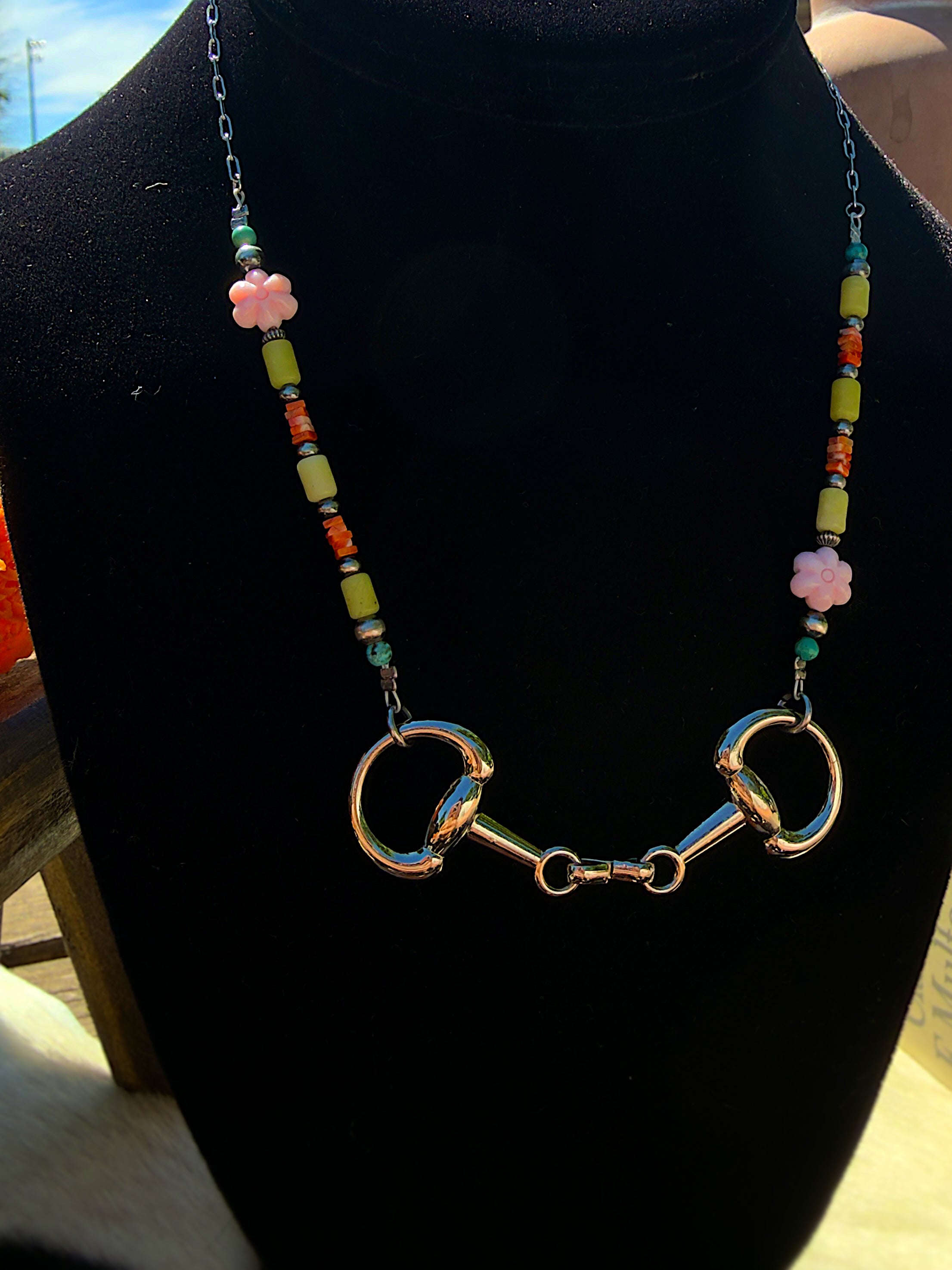 Funky Snaffle Bit Necklace