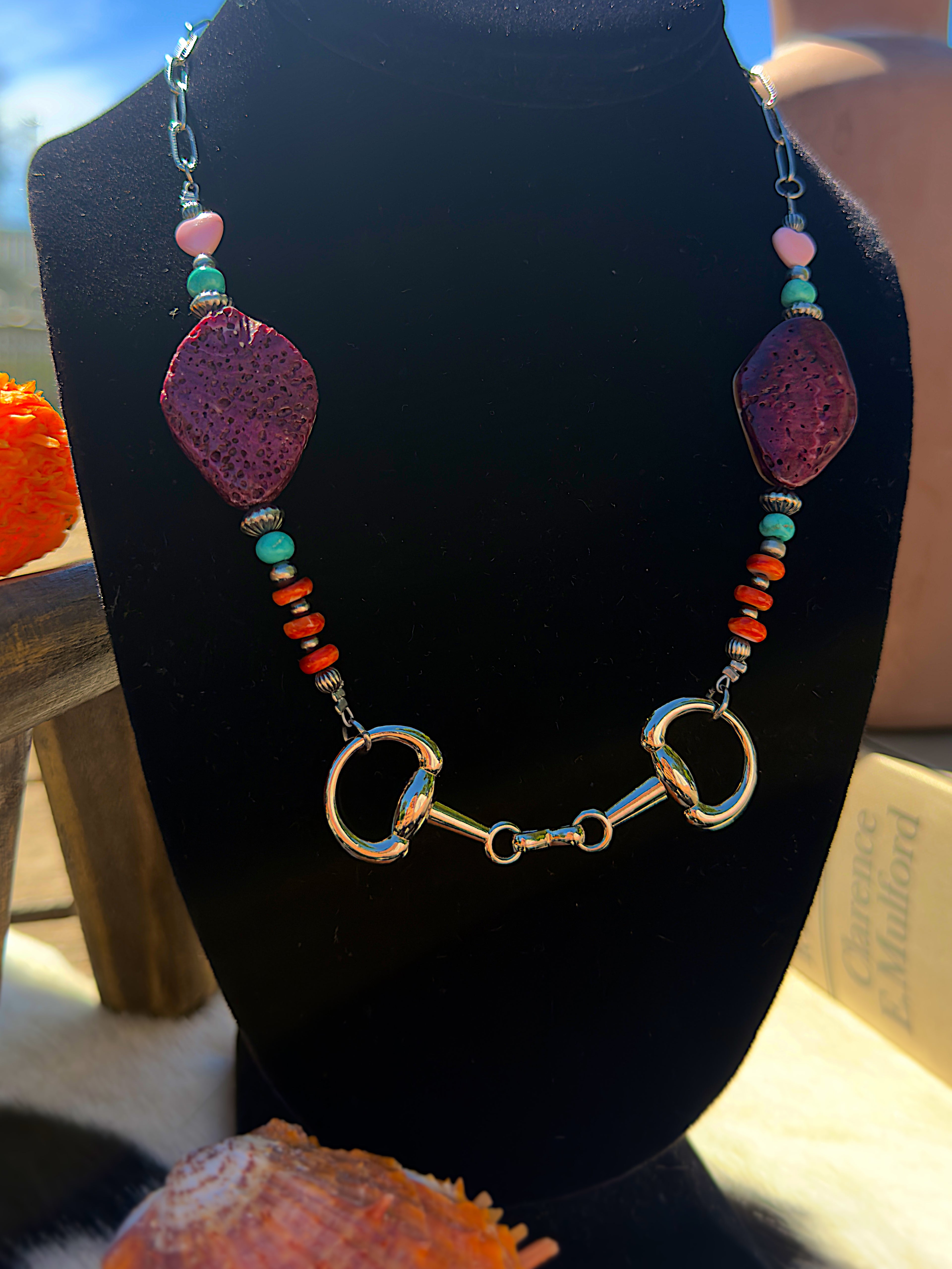 Funky Snaffle Bit Necklace